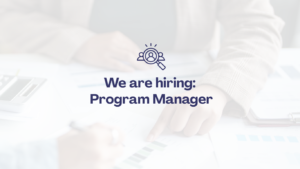 We are hiring: Program Manager